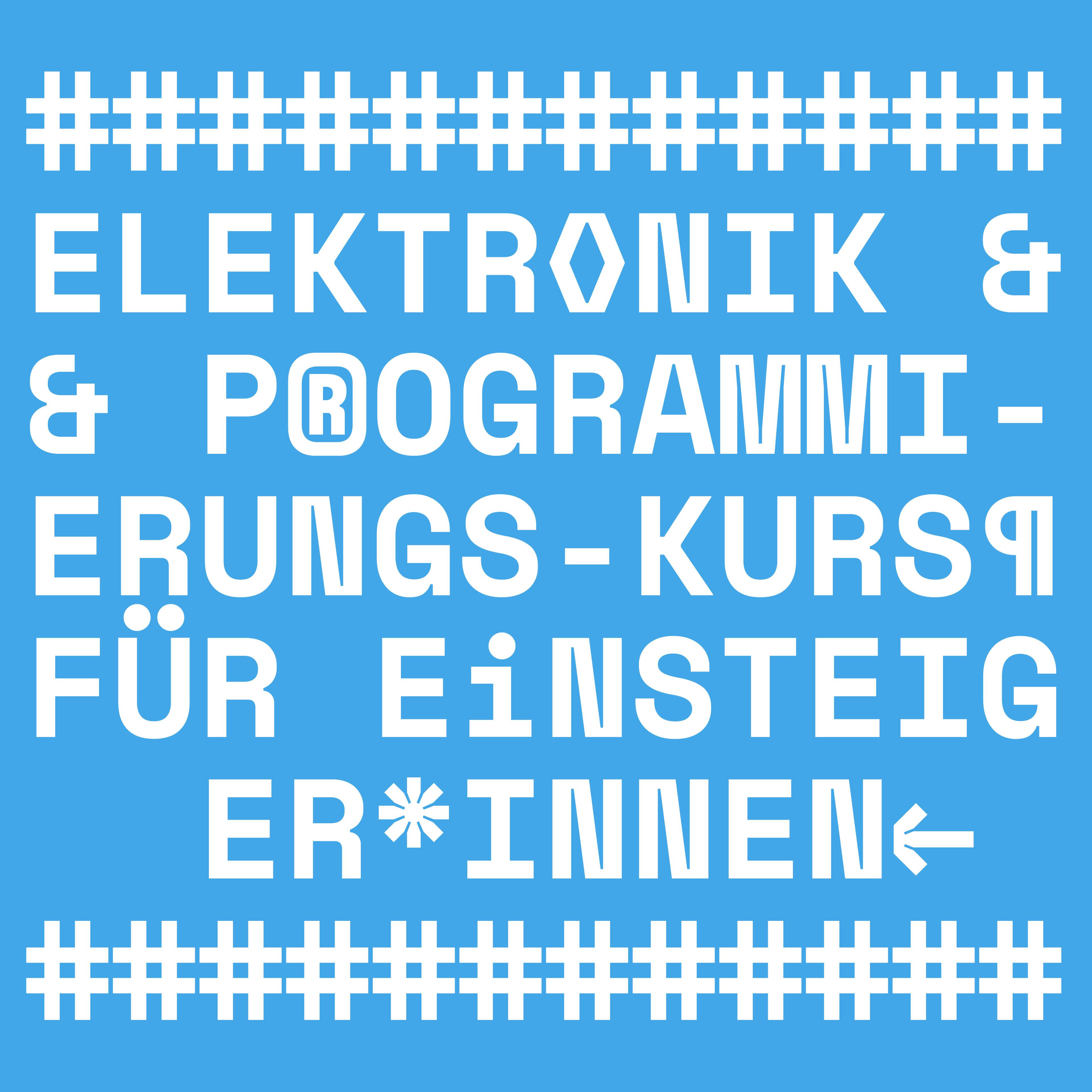 Elektronik & Programmierung für Einsteiger*innen