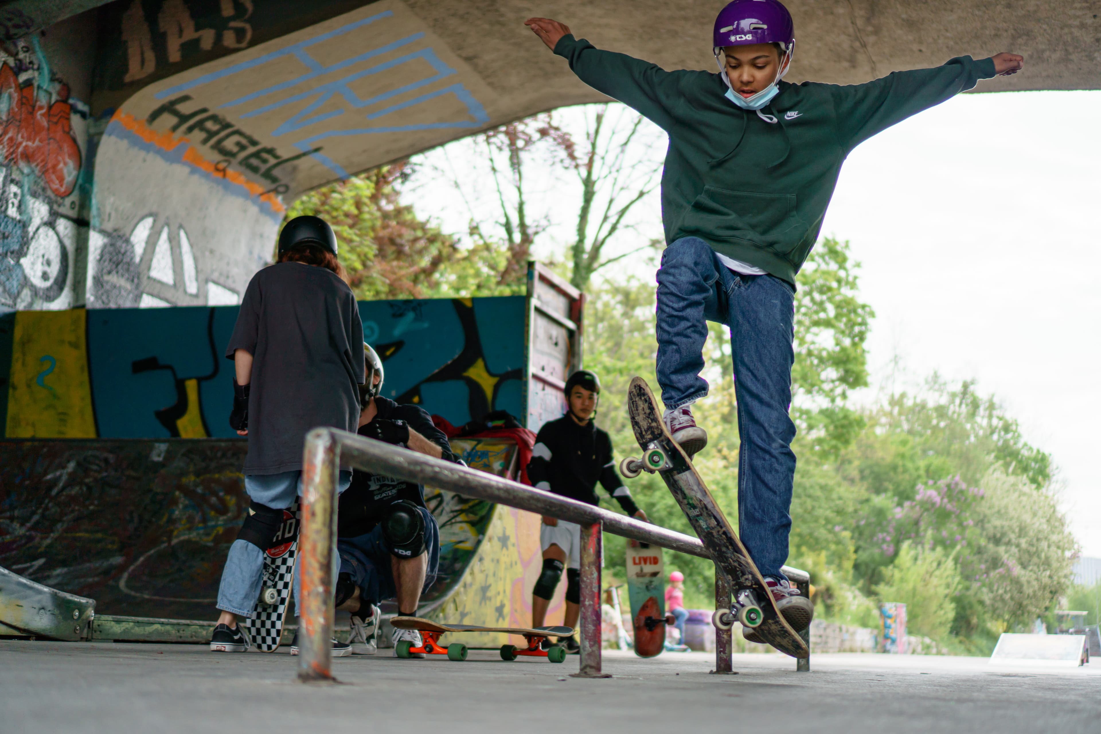 Skateboarden