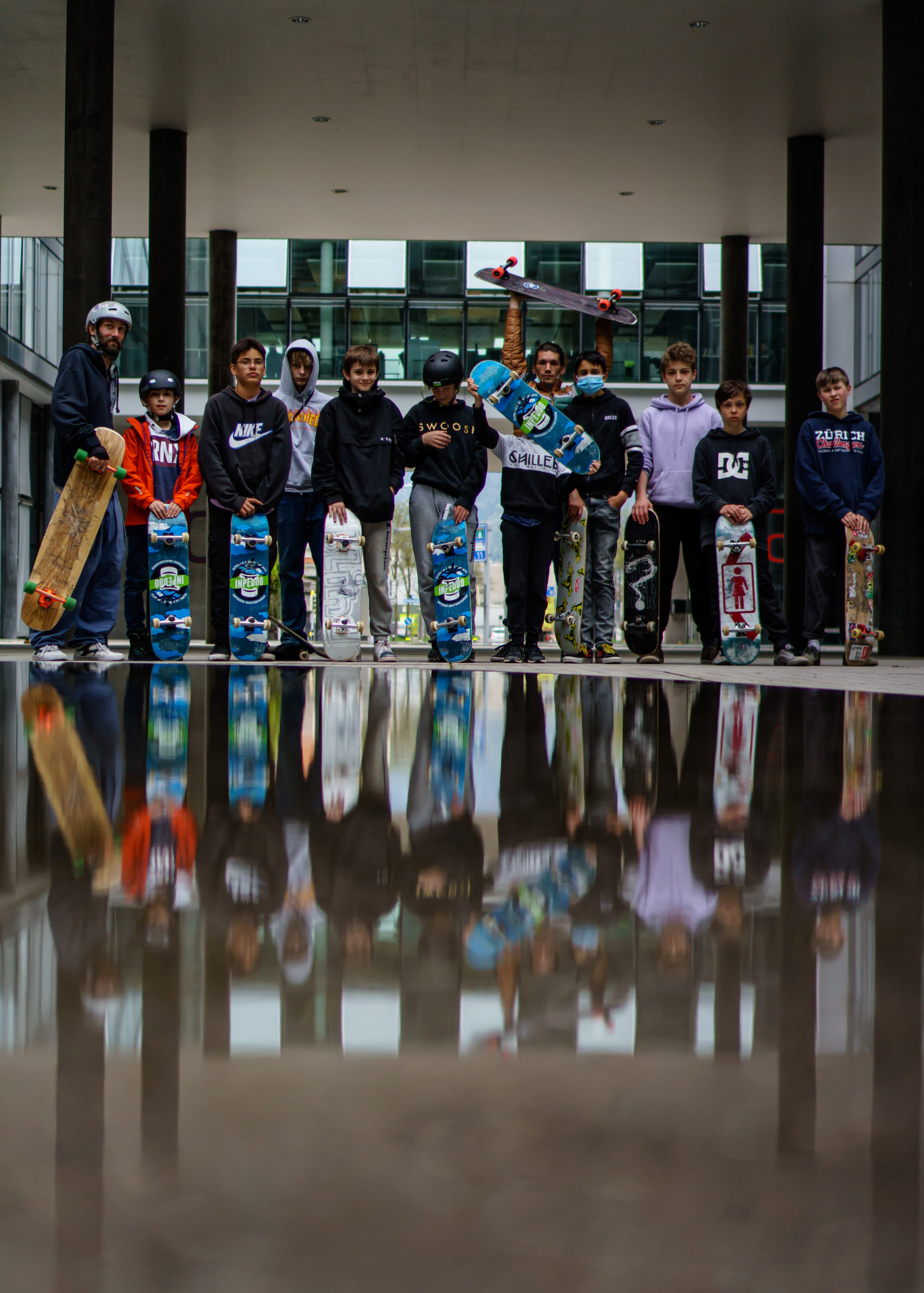 Skateboarden