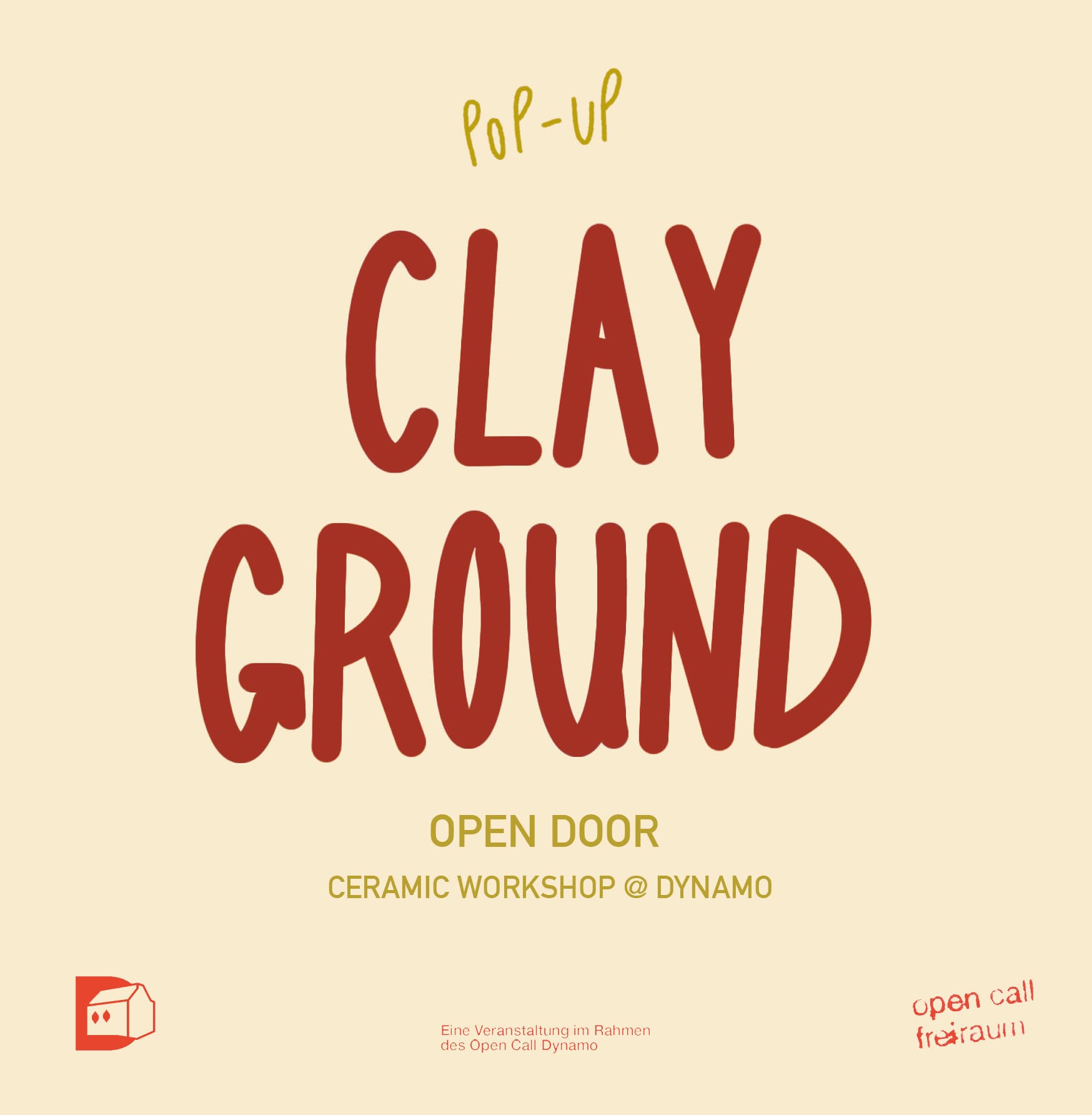 Clay-Ground: Open Door - Pop-Up Keramik-Werkstatt 