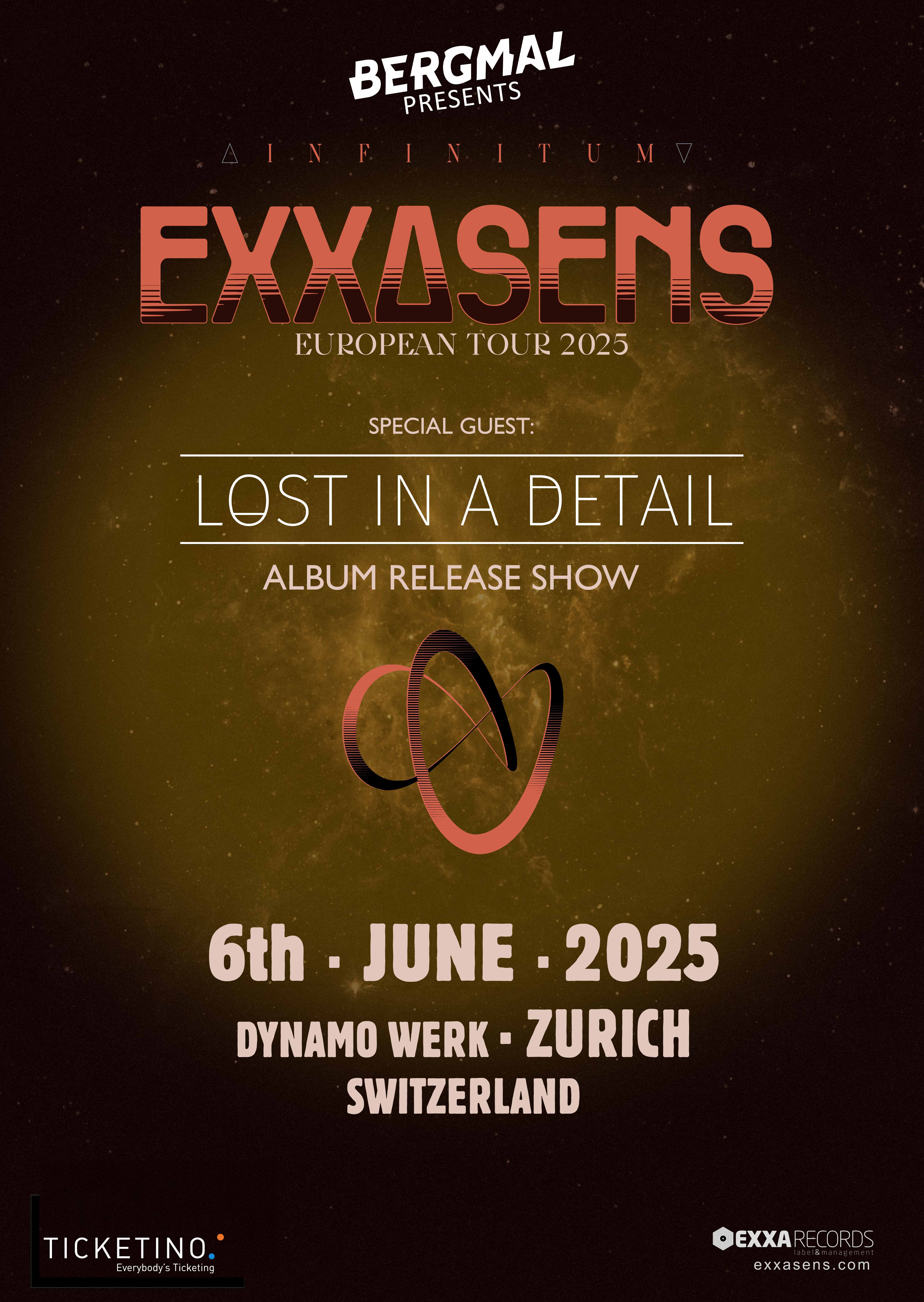 bergmal presents: Exxasens (ESP) & Lost In A Detail (CH)