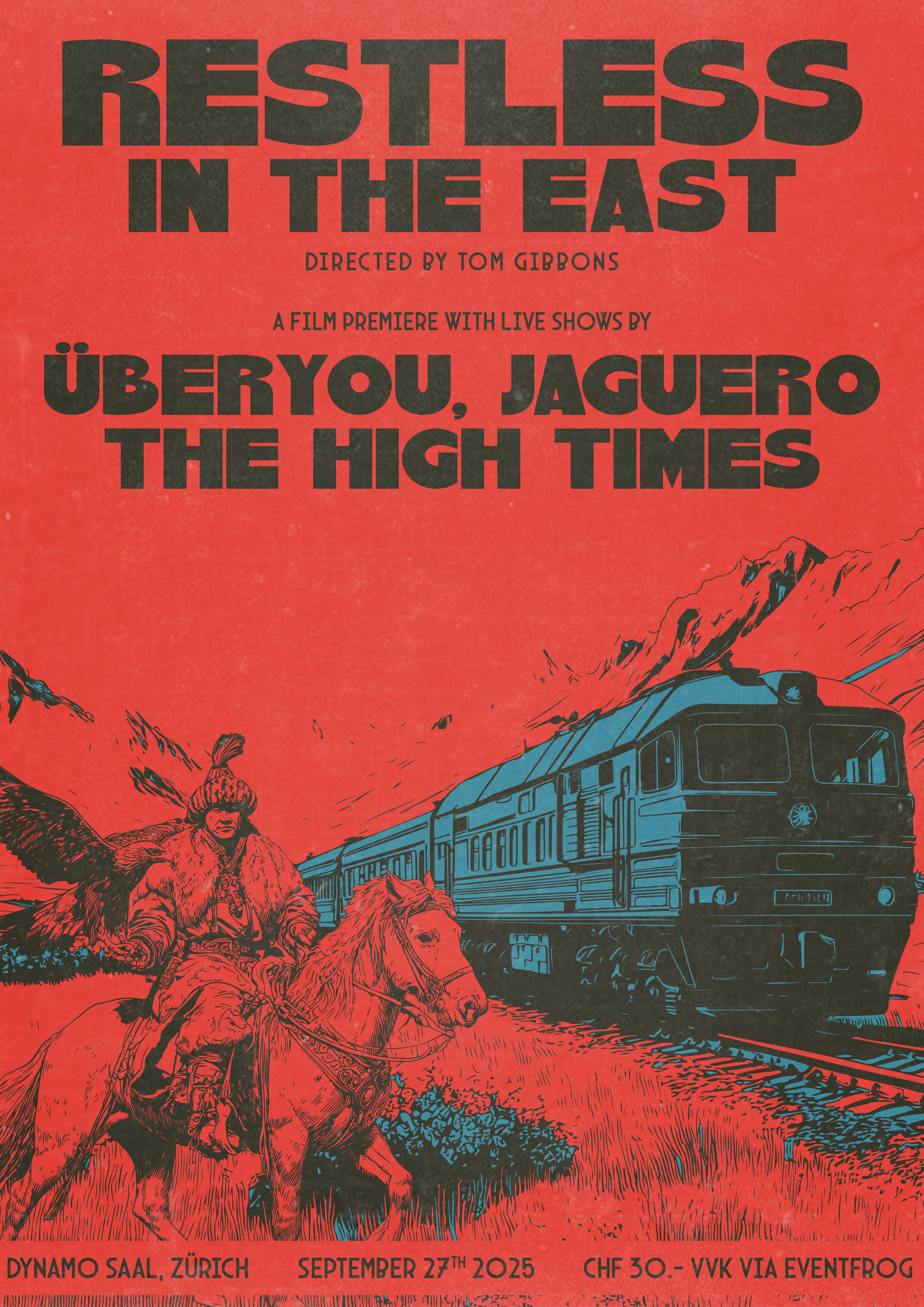 Restless in the East Premiere w/ Überyou, The High Times & Jaguero