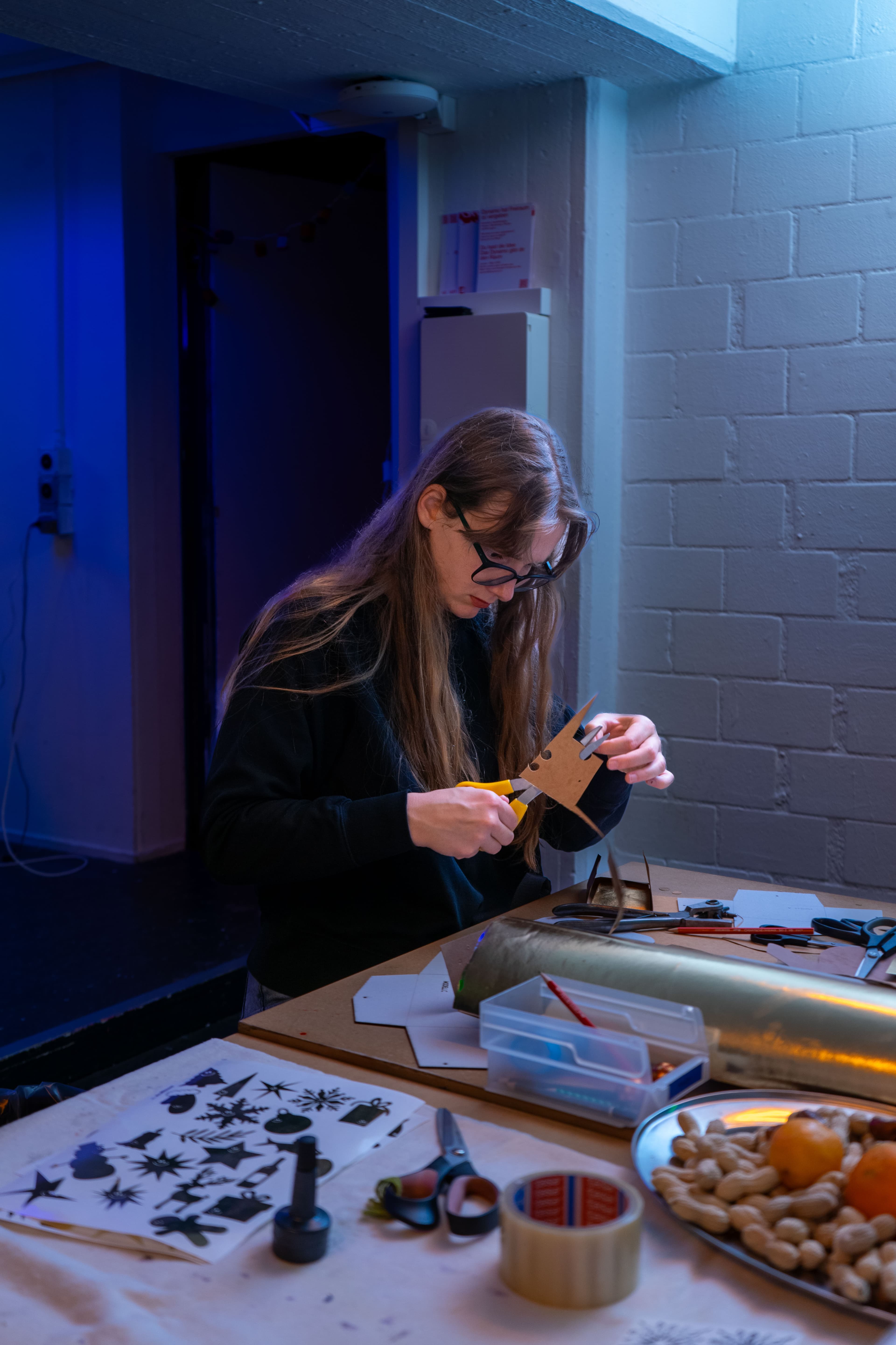 Person am Workshop machen 