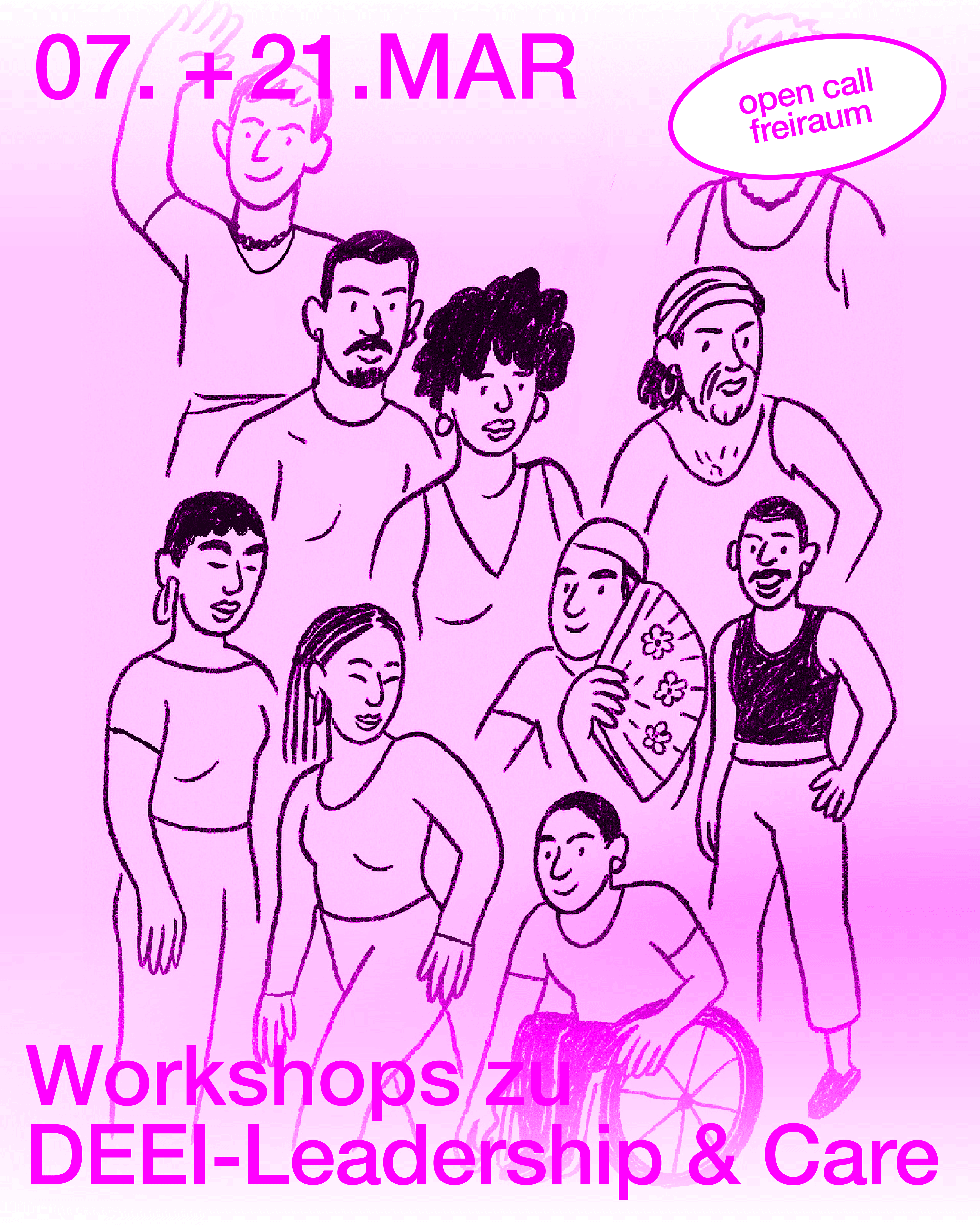 Workshops zu DEEI-Leadership & Care, im Rahmen des DEEI-verse "Intersectional Growth Peers (IGP)"-Programms 2026