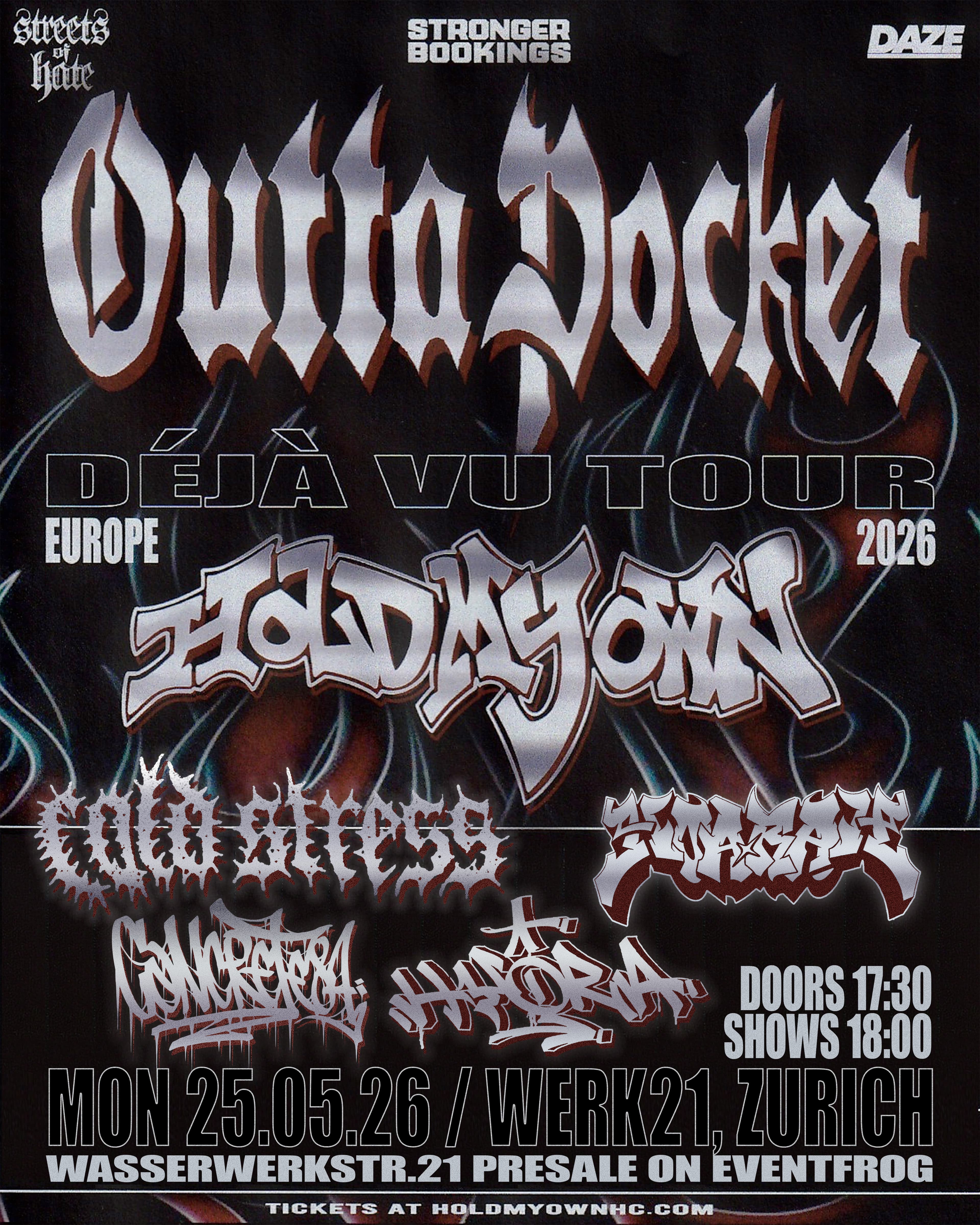 Outta Pocket (USA) Hold my own (USA) Cold Stress (FR) uvm. 