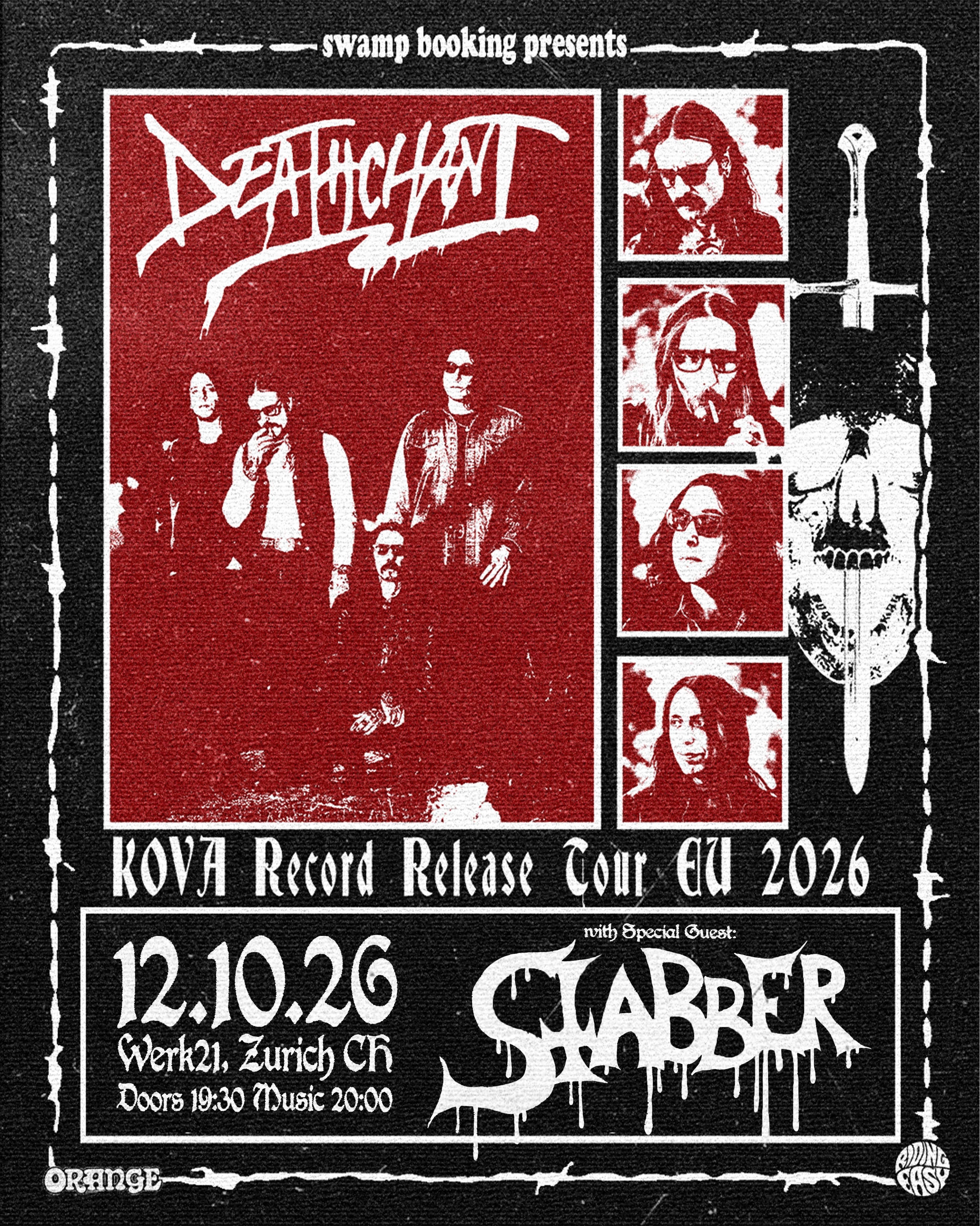 DEATHCHANT (ROCK/HEAVY METAL) + STABBER (ROCK' N ROLL)
