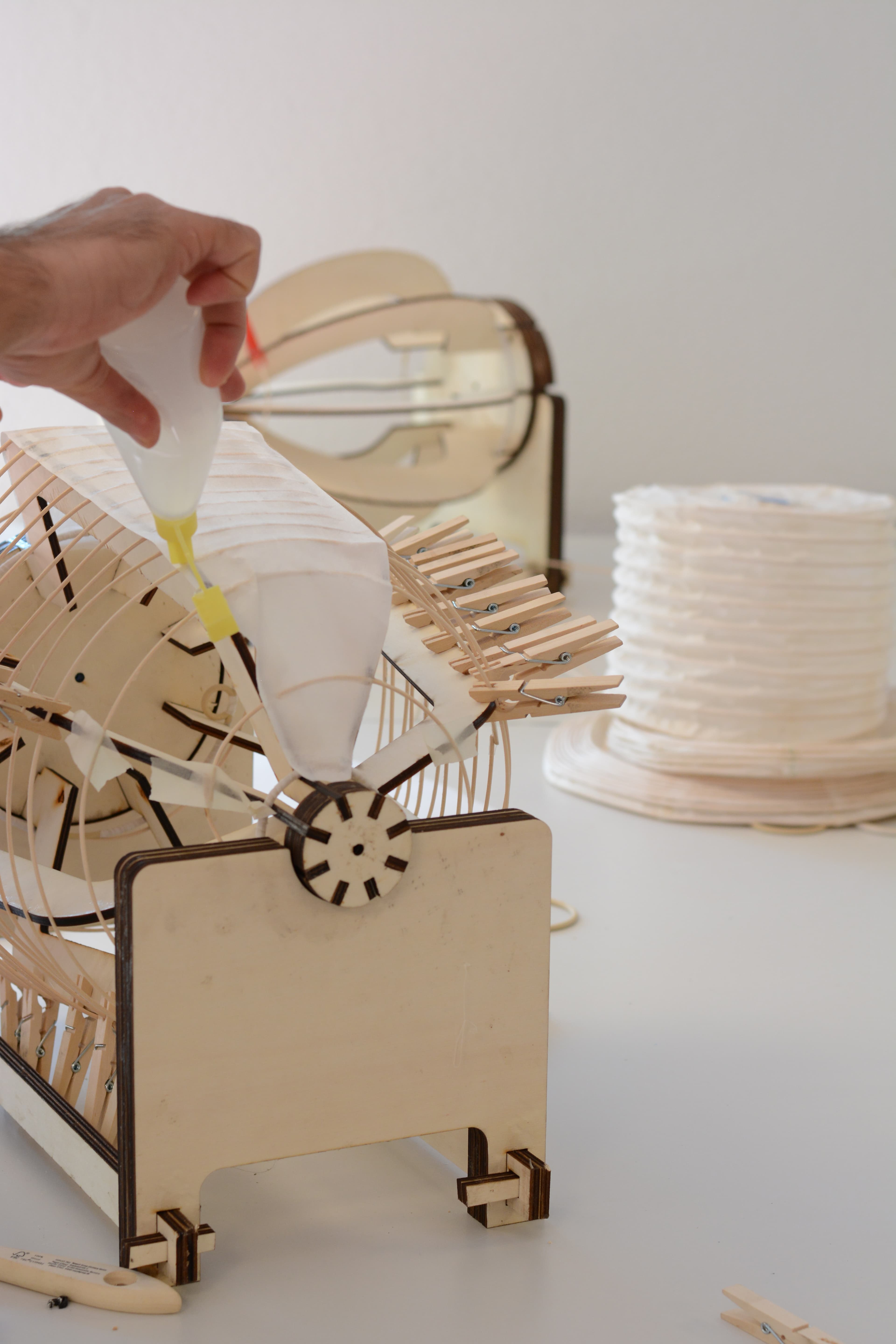 Japanische Washi Papierlampe selber bauen - Workshop