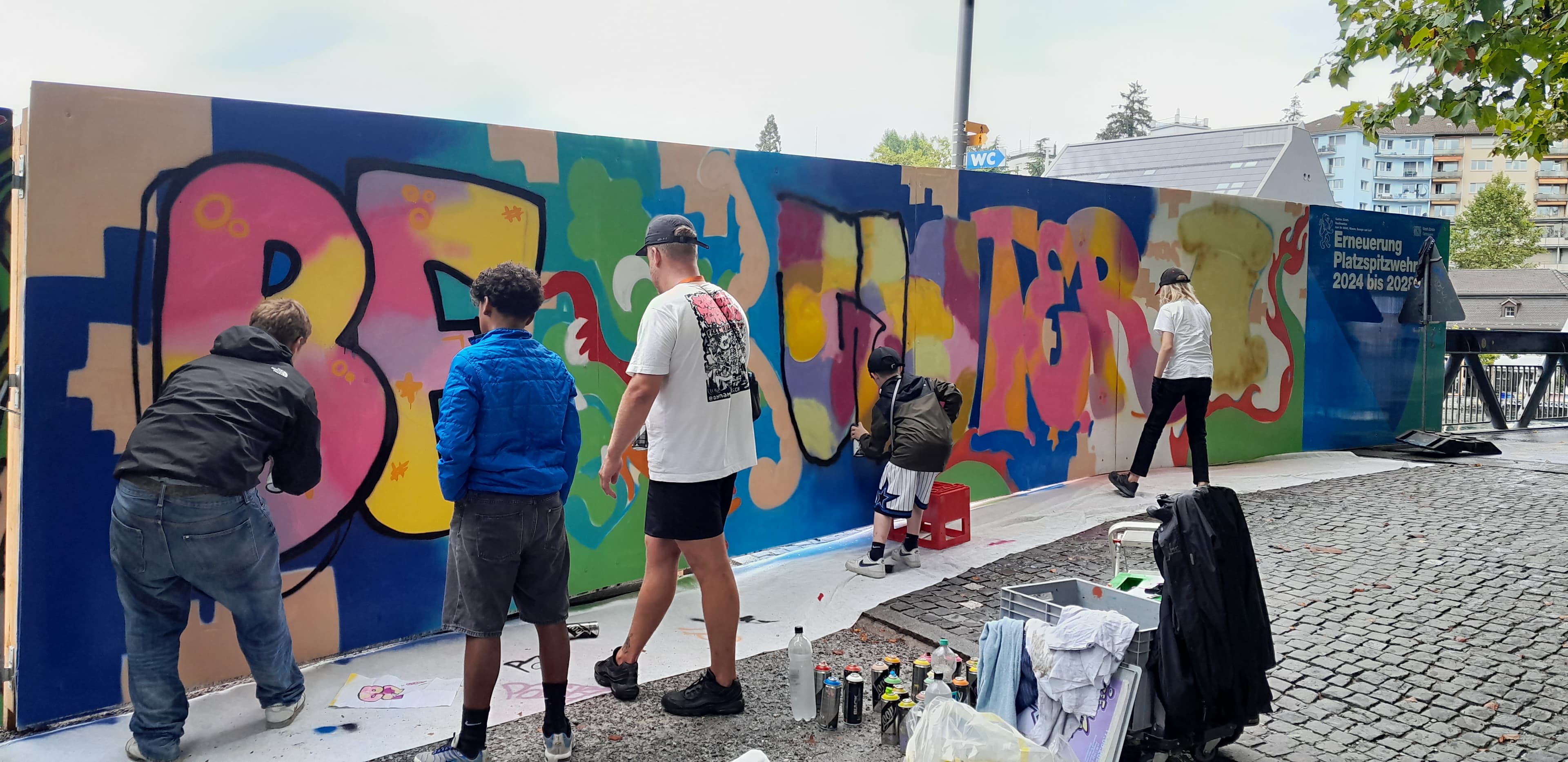 Dynamo Zürich Graffiti Platzspitzwehr